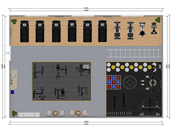 120平方健身房配置方案-广西bsports(中国)体育健身器材有限公司官网 120平方健身房配置方案-广西bsports(中国)体育健身器材有限公司官网